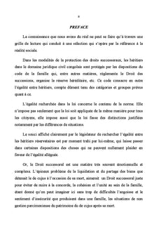 Liquidation, partage et pratiques des successions en RD. CONGO