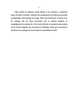 Liquidation, partage et pratiques des successions en RD. CONGO