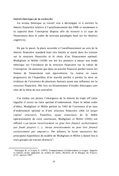 Les déterminants de l'autofinancement