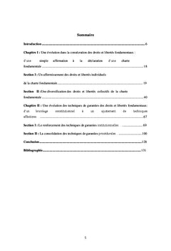 Les droits et libertés fondamentaux dans les Constitutions tunisiennes