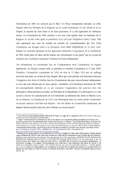Les droits et libertés fondamentaux dans les Constitutions tunisiennes