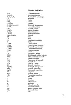 Élaboration des nouveaux liants hydrauliques écologiques et durables