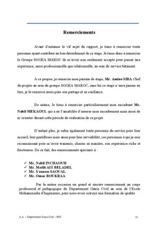 Conception technique et méthodologie d'exécution d'une structure