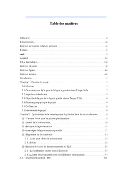 Conception technique et méthodologie d'exécution d'une structure