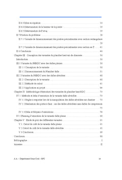 Conception technique et méthodologie d'exécution d'une structure