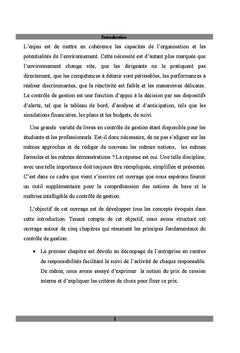 Les clés du contrôle de gestion