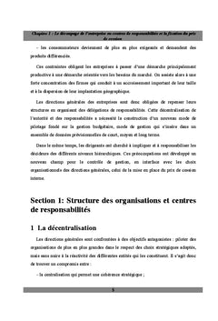 Les clés du contrôle de gestion