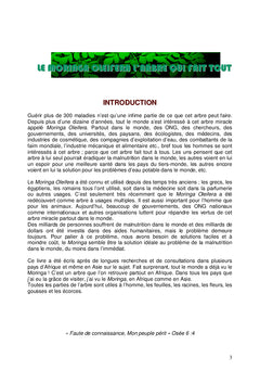 Le Moringa Oleifera, un Arbre Qui Fait Tout