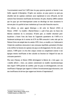 Aide publique au Développement et pauvreté au Niger