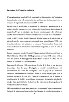 Aide publique au Développement et pauvreté au Niger