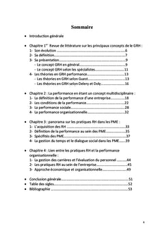 L'impact des pratiques RH sur la performance organisationnelle des PME