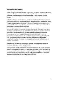 L'impact des pratiques RH sur la performance organisationnelle des PME