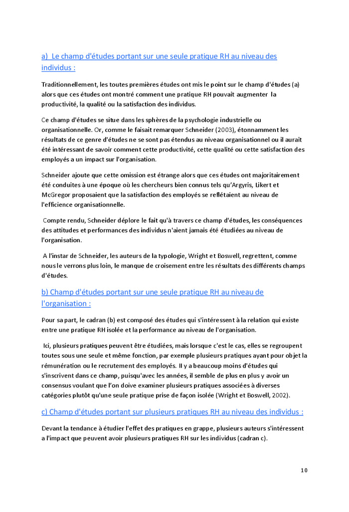 L'impact des pratiques RH sur la performance organisationnelle des PME