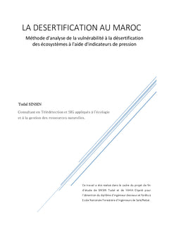 La désertification au Maroc