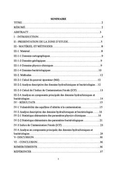Qualité et vulnérabilité des eaux d'aquifère d'altérites à Agboville