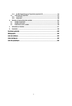 Relations entre innovation, productivité et exportation