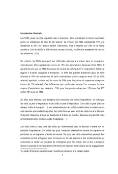 Relations entre innovation, productivité et exportation