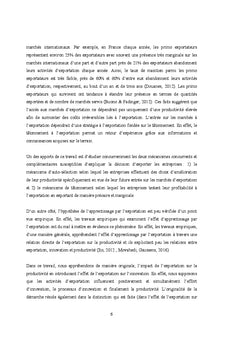 Relations entre innovation, productivité et exportation