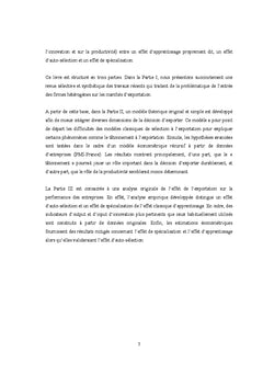 Relations entre innovation, productivité et exportation