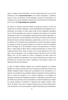 Relations entre innovation, productivité et exportation
