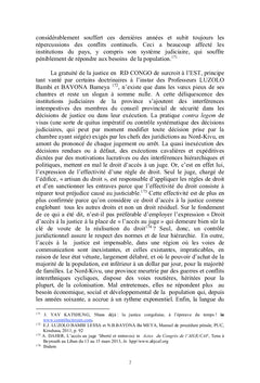Redéfinir l'accès à la justice en République Démocratique du Congo