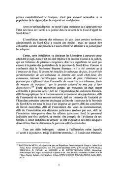 Redéfinir l'accès à la justice en République Démocratique du Congo