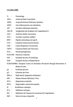 Les maladies cardiovasculaires en milieu hospitalier Nord Camerounais
