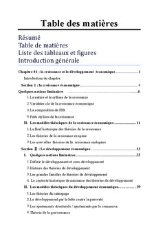 Ouverture et développement économique en Algérie