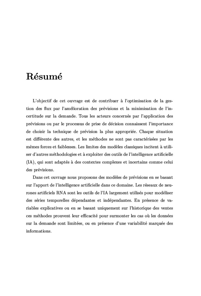 Intelligence artificielle et prévisions dans la chaîne logistique