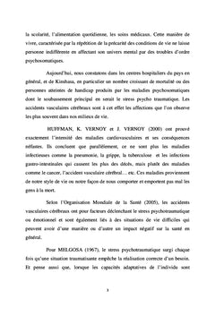 Le stress psycho-traumatique et maladies psychosomatiques