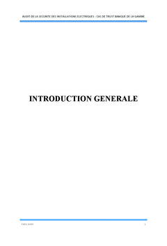 Audit de la sécurité des installations électriques