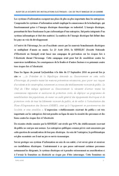 Audit de la sécurité des installations électriques