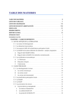 La problématique de la priorisation des actions de développement