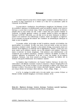 Amélioration des performances énergétiques des bâtiments