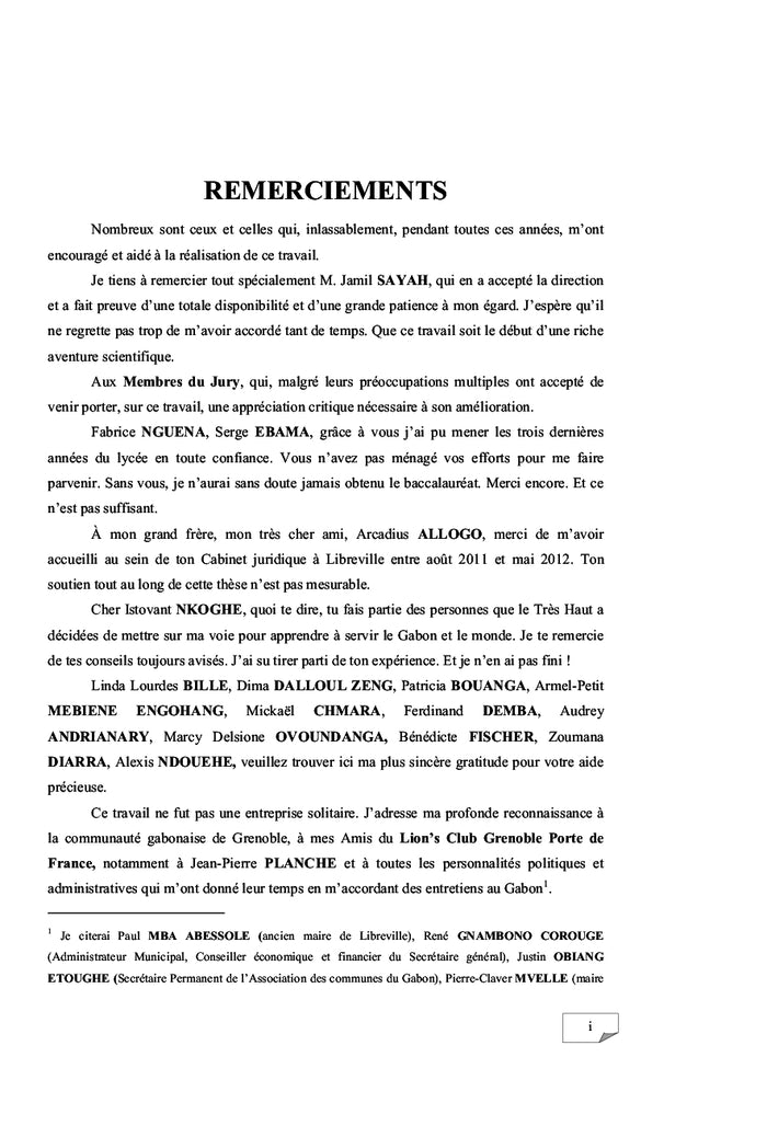 Décentralisation et reconstruction de l'État gabonais