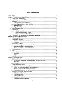 Calcul parallèle et distribué