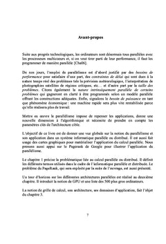 Calcul parallèle et distribué