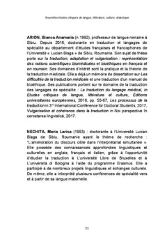 Nouvelles études critiques de langue, littérature, culture, didactique