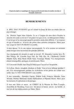 Étude descriptive des risques professionnels dans les métiers du bois