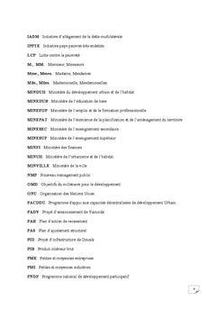 La lutte contre la pauvreté dans la dynamique locale d'urbanisation
