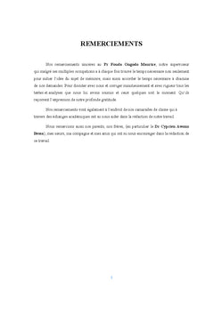 Éléments caractéristiques des entrepreneurs et performance