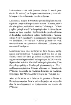 Tendances actuelles des études africaines