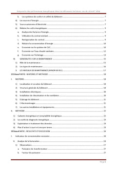 Diagnostic des performances énergétiques dans les bâtiments tertiaires