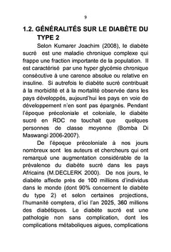 Connaissances des patients sur les facteurs de survenance de diabète