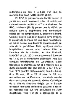 Connaissances des patients sur les facteurs de survenance de diabète