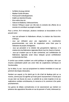 Mon rêve pour l'Union Africaine