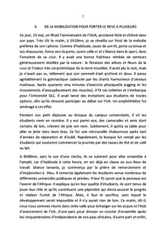 Mon rêve pour l'Union Africaine