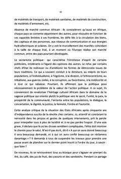 Mon rêve pour l'Union Africaine