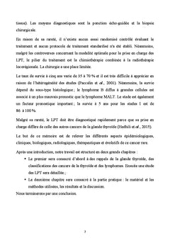 Glande thyroïde : localisation primitive rare du lymphome