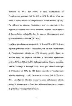 Effets des dépenses budgétaires